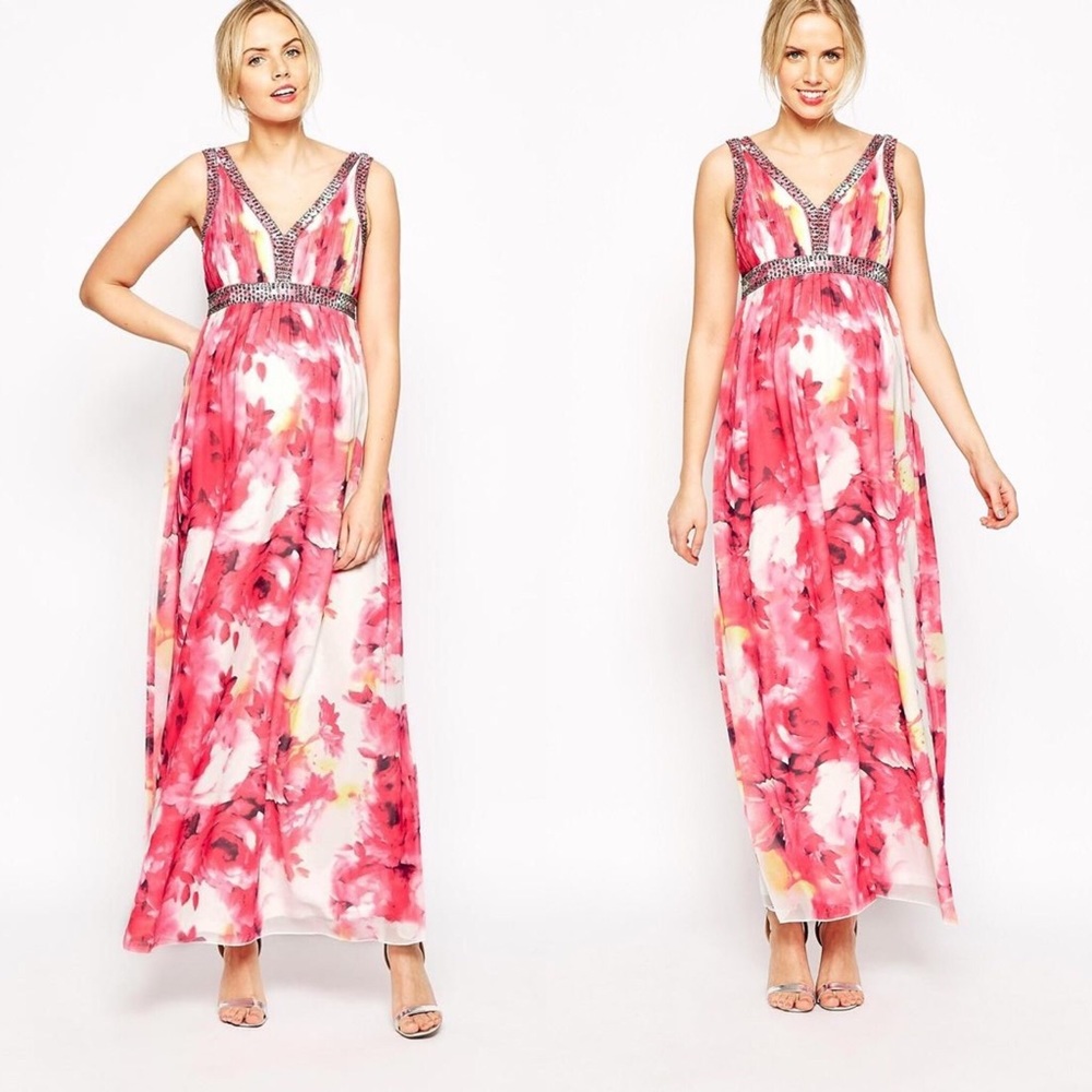 ASOS x Little Mistress Maternity Maxi